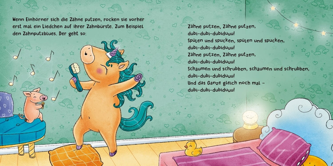 Weißt du, wie Einhörner ihre Zähne putzen? Ruby van der Bogen 9783751207317 Friedrich Oetinger GmbH (2)