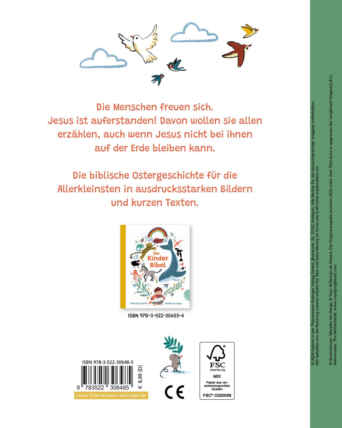 Wie es Ostern wurde Ostergeschichte für Kinder ab 2 Willemijn de Weerd 978-3522306485 Gabriel in Thienemann-Esslinger (2)